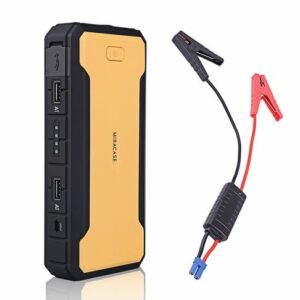 בוסטר התנעה לרכב 3 ב-1 בהספק 20,000mAh וצג דיגיטלי Miracase MJS20000