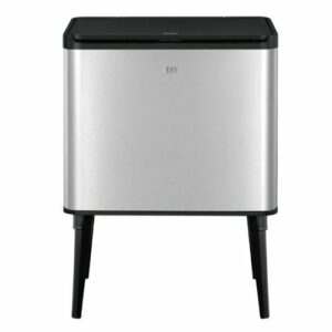 פח רגלית  EK8128MT 30L POSE כסוף EKO