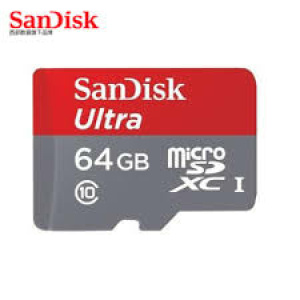 כרטיס זיכרון SANDISK Micro SD 64GB