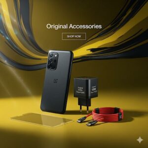 באנדל מומלץ OnePlus : כיסוי אחורי איכותי + מגן מסך סיליקון + מטען 100W