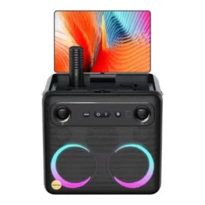 רמקול אלחוטי נייד לקריוקי IKARAO דגם BREAK X2 KARAOKE SPEARKER