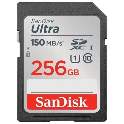 כרטיס זיכרון 256 SanDisk Ultra  – מהירות 150MB